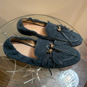 TOD'S
Women's Feather Appliqué Loafers